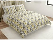 Obliečky z mikrovlákna FEONELLE žlto-sivé Rozmer obliečky: 70 x 90 cm | 140 x 200 cm