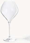 Poháre na červené víno z krištáľového skla Silvio, 4 ks