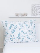 Flanelová obliečka na vankúš 70 x 90 cm - Eukalyptus