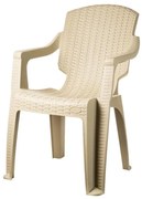 Plastová stolička Infinitty béžová