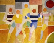 Obrazová reprodukcia The Runners, 1926, Delaunay, Robert