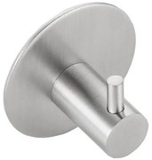 Sapho Sapho, Vešiačik samolepiaci, guľatý, brúsená nerez, 32201