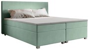 Manželská posteľ  Boxspring 140 cm Simon (mätová) (s matracom, bez úložného priestoru). Akcia -20%. Vlastná spoľahlivá doprava až k Vám domov. 1047326