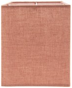 Červené textilné tienidlo - 14 * 14 * 18 cm