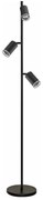 Stojacia lampa PARIS 3xGU10/12W/230V čierna