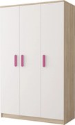 Šatníková skriňa SCOUT 2 - dub sonoma/biela (viac variant)
