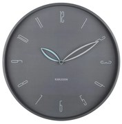Karlsson 6012GY dizajnové nástenné hodiny sivá, pr. 40 cm