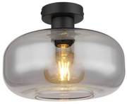 Globo 15566D - Prisadený luster GIUSEPPE 1xE27/40W/230V pr. 28 cm šedá