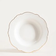 Hlboký tanier ELORIA biely 763694