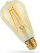 LED žárovka E-27 230V 5W EDISON 14460 ST58 teplá