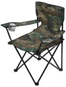 Skladacia kempingová stolička maskáčová