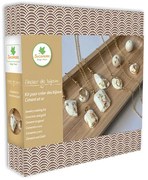 Výroba šperkov - šperky z cementu a zlatej fólie