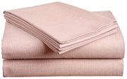 Bavlnená plachta SLUB 140x240 cm svetlo ružová, 100% bavlna Rozmer: 140 x 240 cm