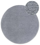 Sivý ručne tkaný vlnený okrúhly koberec ø 160 cm Francois – Villeroy&Boch