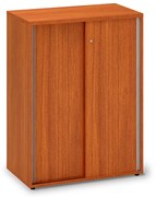 Stredná skriňa ProOffice, posuvné dvere 80 x 45 x 106,3 cm, čerešňa