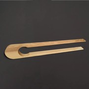 AMADEA Drevené servírovacie kliešte, masívne drevo, dĺžka 28 cm