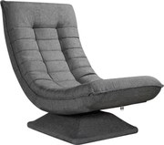 Leňoška ABERDEEN, 87x60x105cm, šedá Casaria