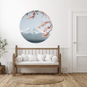 PIPPER. Textilná kruhová nálepka na stenu "Japonsko" Veľkosť: 100 cm