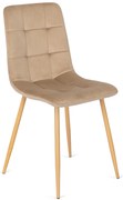 PROXIMA.store - Čalúnená jedálenská stolička FREDY FARBA: béžová, FARBA NÔH: buk