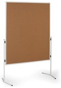 Informačná a moderačná tabuľa, 1200 x 1500 mm, korková, nesklopná