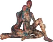 Dekoračná soška Zamilovaný pár, 20 cm%