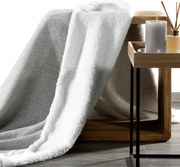 DEKA PANDA 150X200 CM STRIEBORNÁ