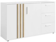 Komoda TOLIS 2D3S, biela