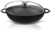 Orion Panvica WOK GRANDE 32 cm so sklenenou pokrievkou