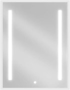 Mexen Remi kúpeľňové zrkadlo s podsvietením 60 x 80 cm, LED 6000K, ochrana proti zahmleniu - 9804-060-080-611-00