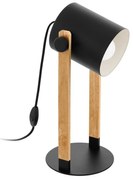 Eglo 43047 - Stolná lampa HORNWOOD 1xE27/28W/230V