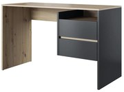 Písací stôl s zásuvkami MARLO dub artisan/antracit
