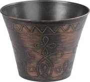 Rustikálny kvetináč 19,5cm plastový