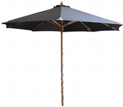 Záhradný slnečník Fie 300 cm sivý