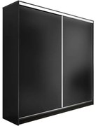 Skriňa Edyta 200 čierna