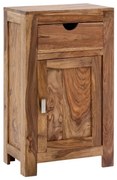 furniture-nabytek.cz - Masívna skrinka do kúpeľne Lagos z palisandru, lakovaná, hnedá – 46×30×80 cm