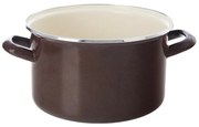 Orion Smaltovaný hrniec s lemom Brown, 3 l, 3 l