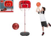 LEAN Toys Detský basketbalový kôš Basketbalová záhrada 139 cm