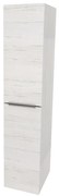 Mereo, Mereo Mailo, kúpeľňová skrinka vysoká 170 cm, chróm madlo, Multidecor, Pino Aurélio, MER-CN594LPPINO