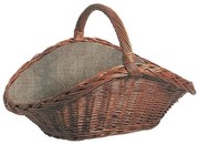 Prútený kôš na drevo s držadlom 50x70 cm