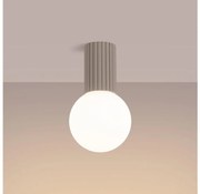 Sollux SL.1743 - Kúpeľňové stropné svietidlo HALO 1xG9/8W/230V IP44 béžová