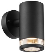 Nordlux - Exteriérové nástenné svietidlo BIRK 1xGU10/28W/230V IP44 čierna