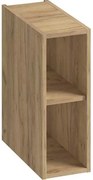 Cersanit Malta, otvrorená závesná skrinka pod dosku 20x55,1x44 cm, dub, S1014-006