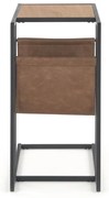 Odkladací stolík Compact, dub zlatý / čierna