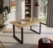 Rozkladací jedálenský stôl ALEN  150-198 cm  dub artisan