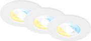 Briloner 7605036-SADA 3xLED Kúpeľňové podhľadové svietidlo 3xLED/4,9W/230V IP44 biela