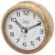 Budík JVD SRP006.3 – imitácia dreva, tichý chod sweep (10 cm)