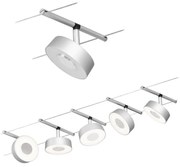 Paulmann 94475 - SADA 5xLED/5W Bodové svietidlo CIRCLE 230V matný chróm