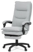 Autronic BONTEC Kancelárske kreslo, hojdací mechanizmus, šedá látka, KA-Y350 GREY Farba: Strieborná