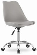 Otočná stolička ALBA - sivá