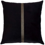 Tutumi, obliečka na vankúš 45x45 cm, vzor BC03, čierna, NAZ-06704